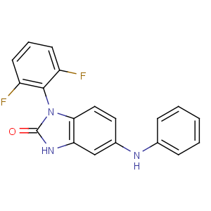 CAS No:70955-25-8 6-anilino-3-(2,6-difluorophenyl)-1H-benzimidazol-2-one