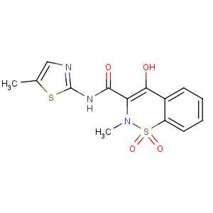 CAS No:71125-38-7 4-hydroxy-2-methyl-N-(5-methyl-1,3-thiazol-2-yl)-1,1-dioxo-1λ