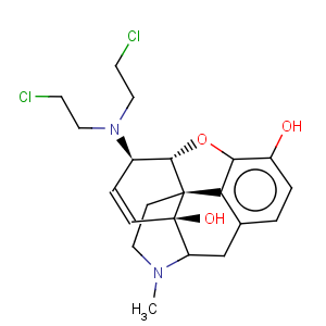 CAS No:71360-45-7 Morphinan-3,14-diol,6-[bis(2-chloroethyl)amino]-4,5-epoxy-17-methyl-, (5a,6b)- (9CI)