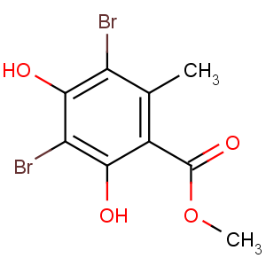 CAS No:715-33-3 methyl 3,5-dibromo-2,4-dihydroxy-6-methylbenzoate