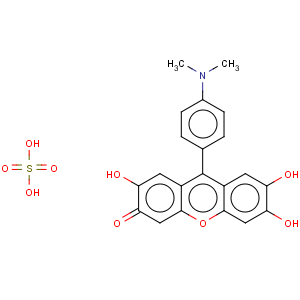 CAS No:71501-19-4 9-(4'-dimethylaminophenyl)-2,6,7-trihydroxyfluorone sulfate