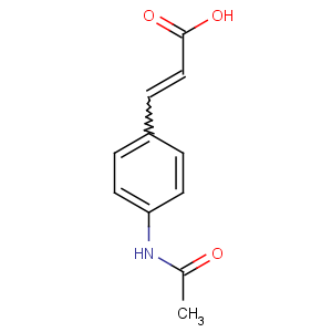 CAS No:7152-04-7 (E)-3-(4-acetamidophenyl)prop-2-enoic acid