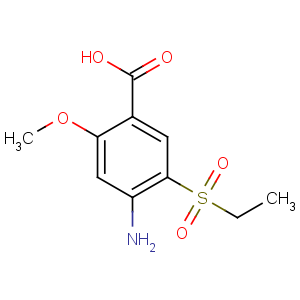 CAS No:71675-87-1 4-amino-5-ethylsulfonyl-2-methoxybenzoic acid