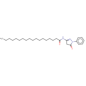 CAS No:71683-88-0 Octadecanamide,N-(4,5-dihydro-5-oxo-1-phenyl-1H-pyrazol-3-yl)-