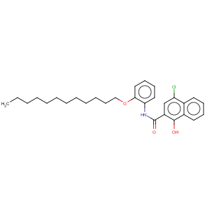 CAS No:71752-27-7 2-Naphthalenecarboxamide,4-chloro-N-[2-(dodecyloxy)phenyl]-1-hydroxy-