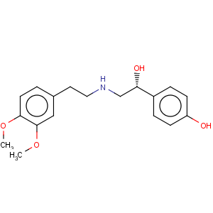 CAS No:71771-90-9 Benzenemethanol, a-[[[2-(3,4-dimethoxyphenyl)ethyl]amino]methyl]-4-hydroxy-,(aR)-
