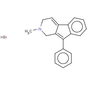 CAS No:71839-14-0 1H-Indeno[2,1-c]pyridine,2,3-dihydro-2-methyl-9-phenyl-, hydrobromide (1:1)
