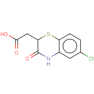 CAS No:7190-20-7 (6-chloro-3-oxo-3,4-dihydro-2H-1,4-benzothiazin-2-yl)acetic acid