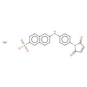 CAS No:71936-81-7 2-Naphthalenesulfonicacid, 6-[[4-(2,5-dihydro-2,5-dioxo-1H-pyrrol-1-yl)phenyl]amino]-, sodium salt(1:1)