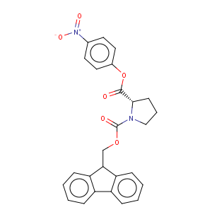 CAS No:71989-32-7 1,2-Pyrrolidinedicarboxylicacid, 1-(9H-fluoren-9-ylmethyl) 2-(4-nitrophenyl) ester, (2S)-