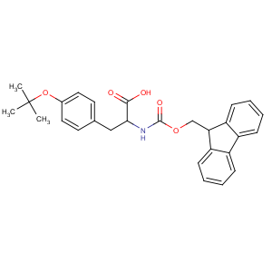 CAS No:71989-38-3 (2S)-2-(9H-fluoren-9-ylmethoxycarbonylamino)-3-[4-[(2-methylpropan-2-yl)<br />oxy]phenyl]propanoic acid