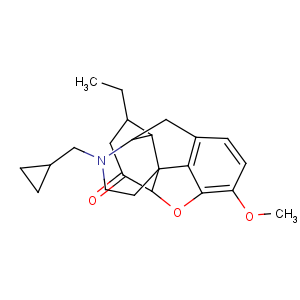 CAS No:72060-05-0 (4aR,5S,7aR,12bS)-3-(cyclopropylmethyl)-5-ethyl-9-methoxy-1,2,4,4a,5,6,<br />7a,13-octahydro-4,12-methanobenzofuro[3,2-e]isoquinoline-7-one