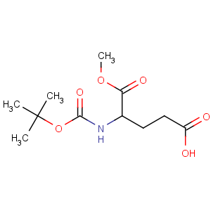 CAS No:72086-72-7 (4S)-5-methoxy-4-[(2-methylpropan-2-yl)oxycarbonylamino]-5-oxopentanoic<br />acid