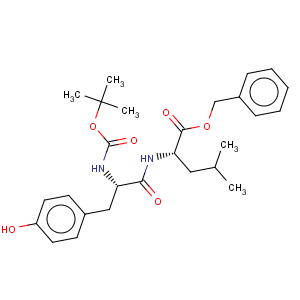 CAS No:72210-21-0 L-Leucine,N-[(1,1-dimethylethoxy)carbonyl]-L-tyrosyl-, phenylmethyl ester