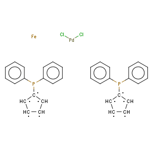 CAS No:72287-26-4 [1,1'-Bis(diphenylphosphino)ferrocene]dichloropalladium(II)