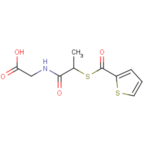 CAS No:72324-18-6 2-[2-(thiophene-2-carbonylsulfanyl)propanoylamino]acetic acid