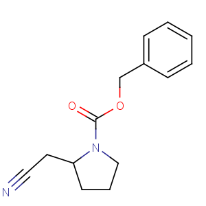 CAS No:72500-25-5 benzyl (2S)-2-(cyanomethyl)pyrrolidine-1-carboxylate