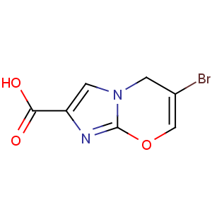 CAS No:725234-40-2 6-bromo-5H-imidazo[2,1-b][1,3]oxazine-2-carboxylic acid