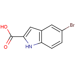 CAS No:7254-19-5 5-bromo-1H-indole-2-carboxylic acid