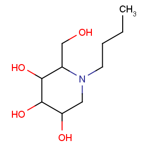 CAS No:72599-27-0 (2R,3R,4R,5S)-1-butyl-2-(hydroxymethyl)piperidine-3,4,5-triol