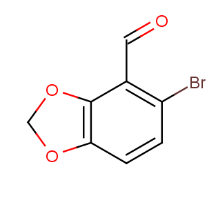 CAS No:72744-54-8 5-bromo-1,3-benzodioxole-4-carbaldehyde