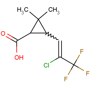 CAS No:72748-35-7 (1R,3R)-3-[(Z)-2-chloro-3,3,3-trifluoroprop-1-enyl]-2,<br />2-dimethylcyclopropane-1-carboxylic acid