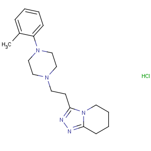 CAS No:72822-13-0 3-[2-[4-(2-methylphenyl)piperazin-1-yl]ethyl]-5,6,7,8-tetrahydro-[1,2,<br />4]triazolo[4,3-a]pyridine