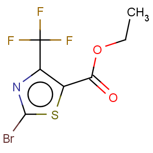 CAS No:72850-79-4 5-Thiazolecarboxylicacid, 2-bromo-4-(trifluoromethyl)-, ethyl ester