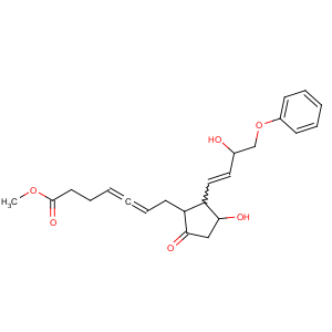 CAS No:73121-56-9 methyl<br />7-[(1R,2R,3R)-3-hydroxy-2-[(E,<br />3R)-3-hydroxy-4-phenoxybut-1-enyl]-5-oxocyclopentyl]hepta-4,5-dienoate