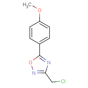 CAS No:73217-31-9 3-(chloromethyl)-5-(4-methoxyphenyl)-1,2,4-oxadiazole