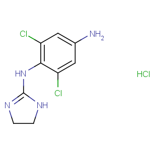 CAS No:73218-79-8 2,6-dichloro-1-N-(4,5-dihydro-1H-imidazol-2-yl)benzene-1,<br />4-diamine