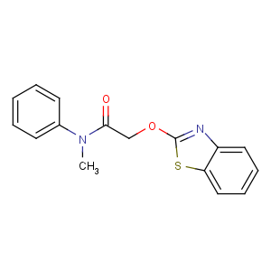CAS No:73250-68-7 2-(1,3-benzothiazol-2-yloxy)-N-methyl-N-phenylacetamide