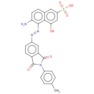 CAS No:73287-59-9 2-Naphthalenesulfonicacid,6-amino-5-[2-[2,3-dihydro-2-(4-methylphenyl)-1,3-dioxo-1H-isoindol-5-yl]diazenyl]-4-hydroxy-