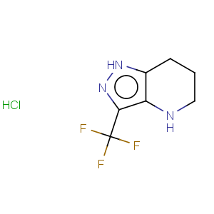 CAS No:733757-88-5 3H-Pyrazolo[3,4-c]pyridine,4,5,6,7-tetrahydro-3-(trifluoromethyl)-, hydrochloride (1:1)