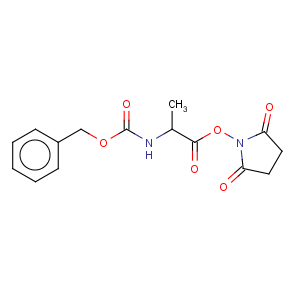 CAS No:73488-77-4 Carbamic acid,[2-[(2,5-dioxo-1-pyrrolidinyl)oxy]-1-methyl-2-oxoethyl]-, phenylmethyl ester(9CI)