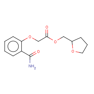 CAS No:735-64-8 Acetic acid,2-[2-(aminocarbonyl)phenoxy]-, (tetrahydro-2-furanyl)methyl ester