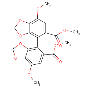CAS No:73536-69-3 methyl<br />7-methoxy-4-(7-methoxy-5-methoxycarbonyl-1,3-benzodioxol-4-yl)-1,<br />3-benzodioxole-5-carboxylate