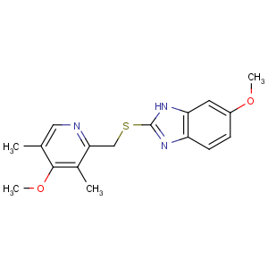 CAS No:73590-85-9 6-methoxy-2-[(4-methoxy-3,<br />5-dimethylpyridin-2-yl)methylsulfanyl]-1H-benzimidazole
