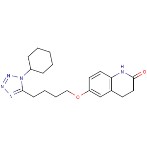 CAS No:73963-72-1 6-[4-(1-cyclohexyltetrazol-5-yl)butoxy]-3,4-dihydro-1H-quinolin-2-one
