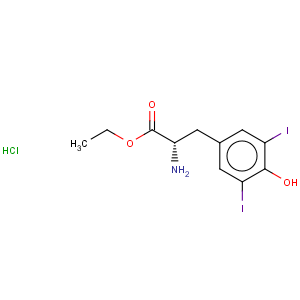 CAS No:74051-47-1 L-Tyrosine,3,5-diiodo-, ethyl ester, hydrochloride (9CI)