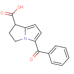 CAS No:74103-06-3 5-benzoyl-2,3-dihydro-1H-pyrrolizine-1-carboxylic acid