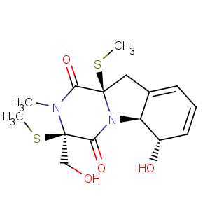 CAS No:74149-38-5 Pyrazino[1,2-a]indole-1,4-dione,2,3,5a,6,10,10a-hexahydro-6-hydroxy-3-(hydroxymethyl)-2-methyl-3,10a-bis(methylthio)-,(3R,5aS,6S,10aR)-