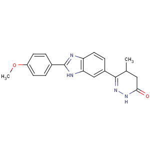 CAS No:74150-27-9 3-[2-(4-methoxyphenyl)-3H-benzimidazol-5-yl]-4-methyl-4,<br />5-dihydro-1H-pyridazin-6-one