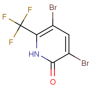 CAS No:741737-00-8 3,5-dibromo-6-(trifluoromethyl)-1H-pyridin-2-one