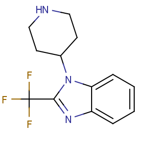 CAS No:742076-06-8 1-piperidin-4-yl-2-(trifluoromethyl)benzimidazole