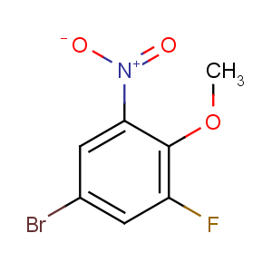 CAS No:74266-66-3 5-bromo-1-fluoro-2-methoxy-3-nitrobenzene