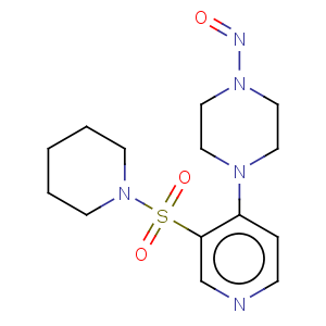 CAS No:74375-77-2 Piperazine,1-nitroso-4-[3-(1-piperidinylsulfonyl)-4-pyridinyl]-