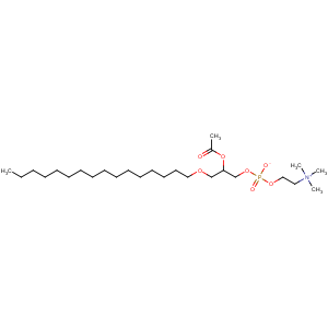 CAS No:74389-68-7 [(2R)-2-acetyloxy-3-hexadecoxypropyl] 2-(trimethylazaniumyl)ethyl<br />phosphate