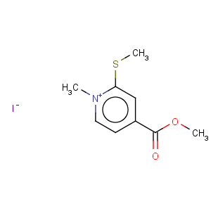 CAS No:74450-89-8 Pyridinium,4-(methoxycarbonyl)-1-methyl-2-(methylthio)-, iodide (1:1)