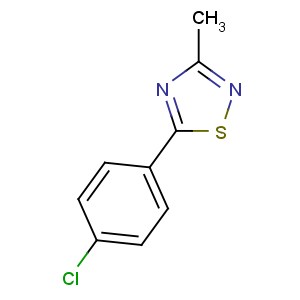 CAS No:74466-94-7 5-(4-chlorophenyl)-3-methyl-1,2,4-thiadiazole
